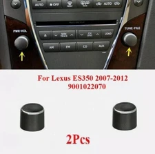 2 Pcs Radio Stereo Volume Power Switch Knob For Lexus ES350 2007-12 9001022070~