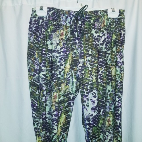 LULULEMON DAMEN JOGGINGHOSE GERADE 7/8 PIXELIGES BLUMENDESIGN GRÖSSE 4 - Bild 5 von 7