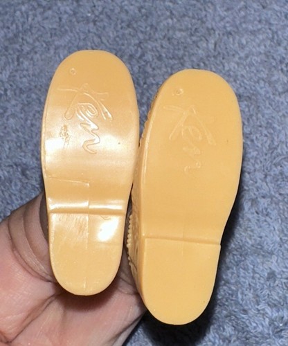 KEN Doll Shoes Athletic Beige  Tennis Sneakers Shoes Barbie - Picture 7 of 8