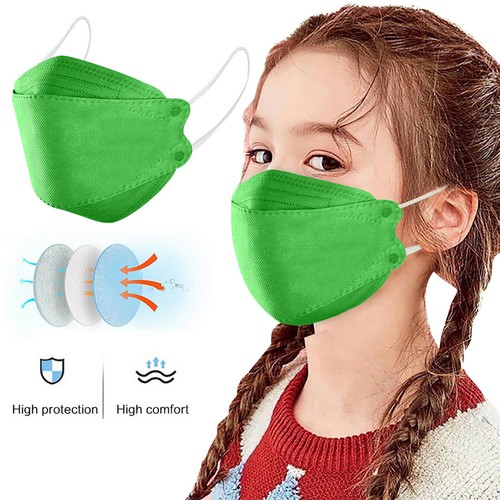 50x KF94 Kids Face Mask 3D Fish Type 4-Layer Masks Navidad Covering Mouth - Picture 43 of 94
