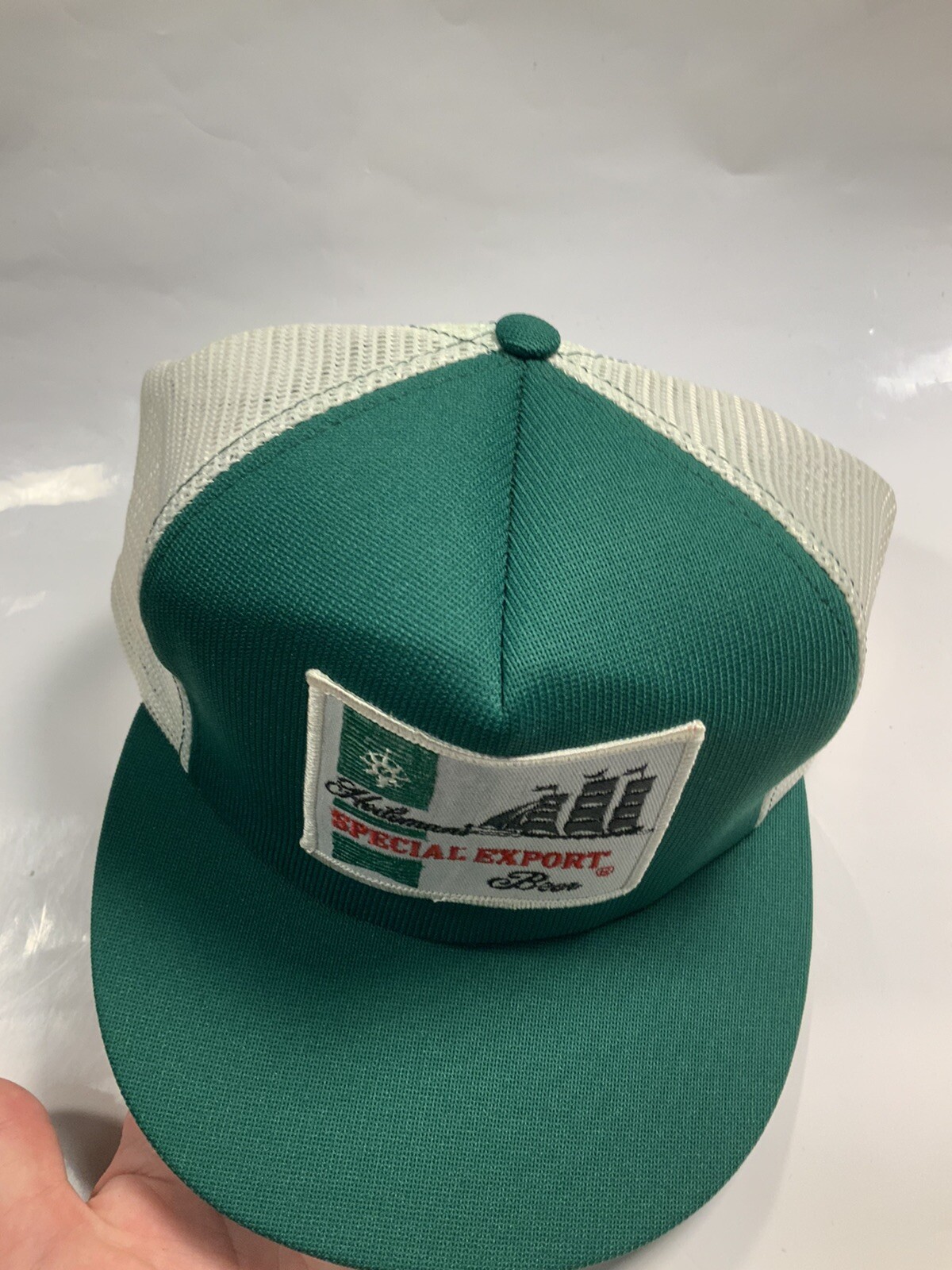 Vintage Hat Snapback Cap Patch Beer Delivery Driv… - image 3