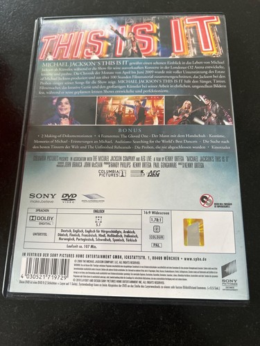 DVD Michael Jackson This is it - Bild 2 von 3
