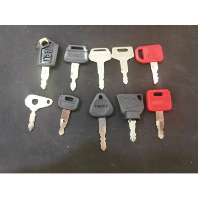 QNGENET 10 Key Master Key Ignition For Agricultural Heavy Plant Machinery Digger Tractor