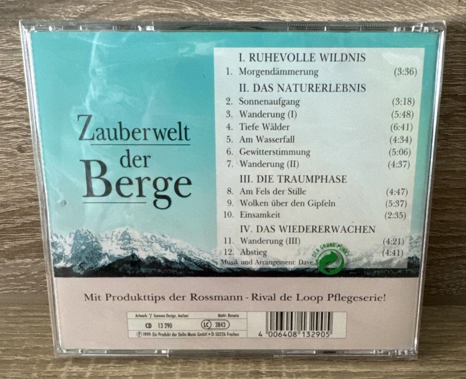 CD Zauberwelt der Berge - Entspannungsmelodien zum Wohlfühlen - Bild 2 von 2