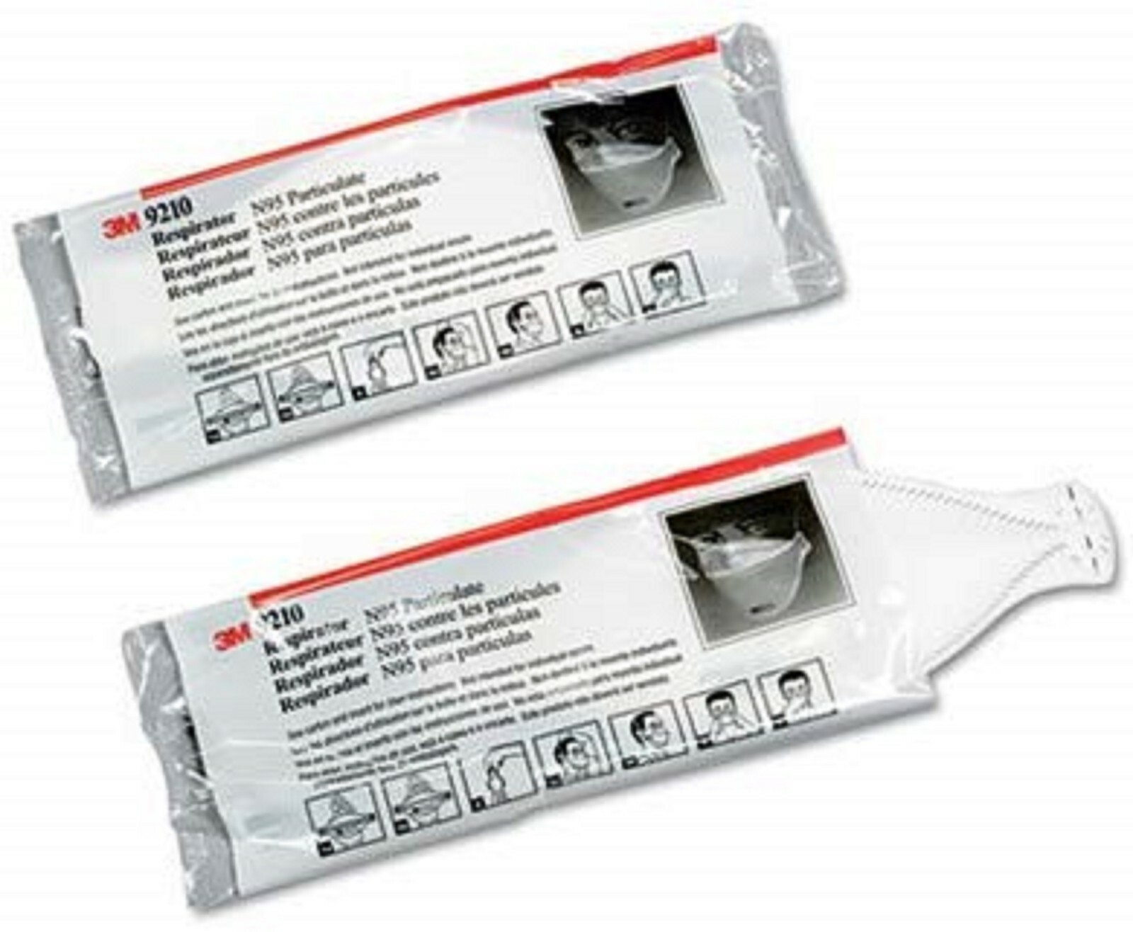 3M 9210 Safe Guard Pack of 5 Authentic Individually Sealed FREE FAST SHIPPING