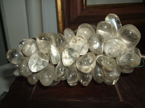 2 X HYALIN QUARZ CLUSTER BERGSKRISTALL CITRIN KRISTALLTHERAPIE REIKI GR 320 - Bild 5 von 10