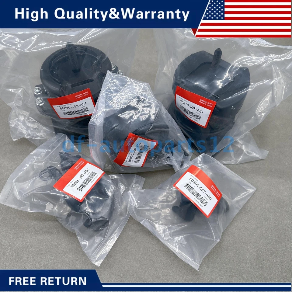 New Motor Mounts 5PCS Replacement For 2000-2003 Acura TL 3.2L V6 K437 US Foto 2 de 4