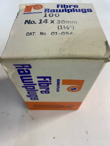 FIBRE RAWLPLUGS SCREW FIXINGS VINTAGE NOS BOXES ALL SIZES 1" 1 1/2" 2" RAWPLUG - Picture 18 of 24