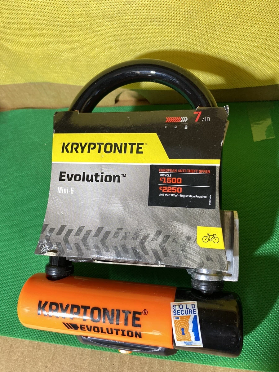 Kryptonite Evolution Mini 5 STD U Lock 3.25 x 5.5