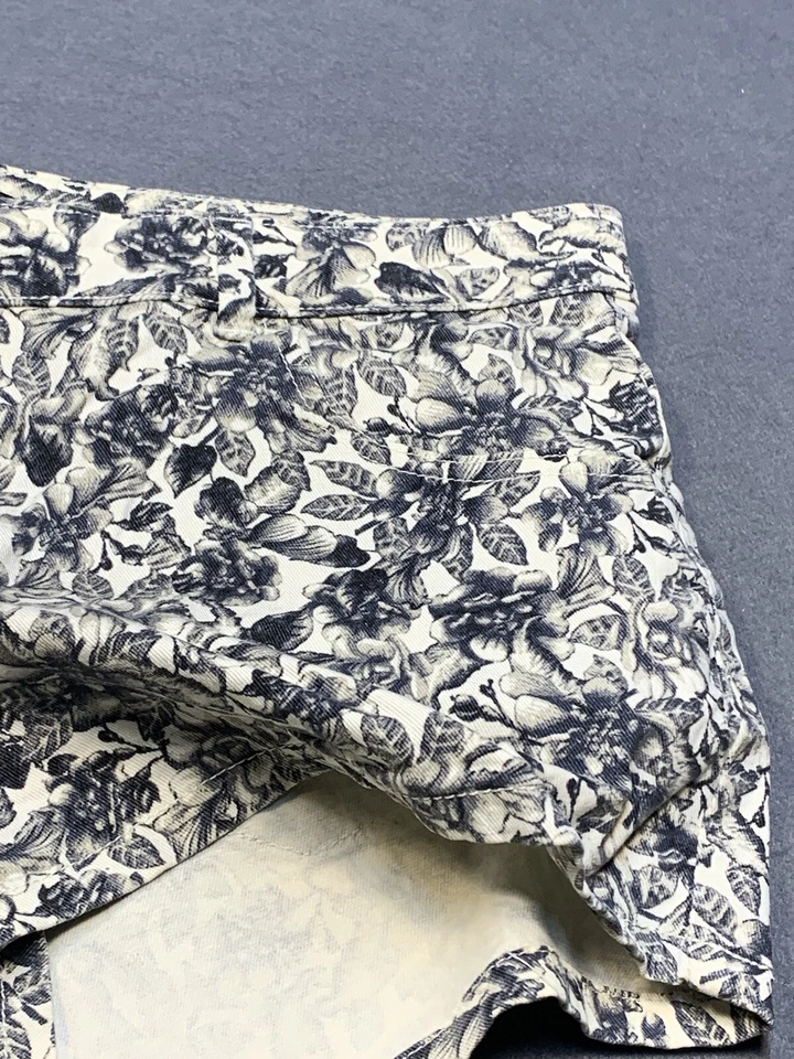H&M Pantalones Cortos Informales Adulto 10 Mujer Floral Algodón Poliéster Foto 3 de 4