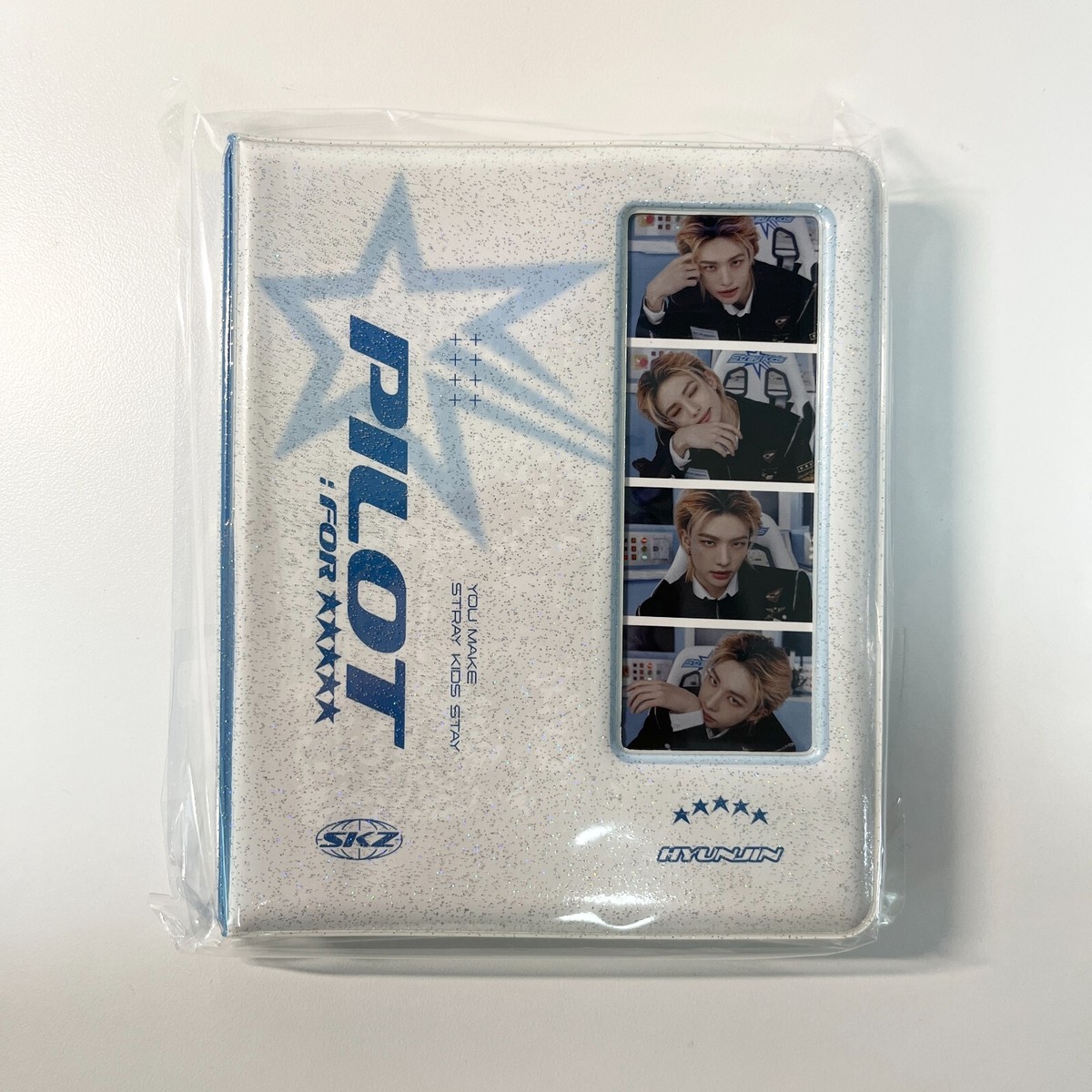 Stray Kids - straykids pilot ペンミ Tシャツ 白 Stray Kids T-SHIRT WHITE - 'PILOT : FOR ' - JYP SHOP