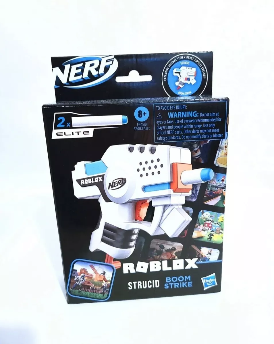 NEW ROBLOX Strucid BOOM Strike Nerf Dart Gun With Virtual Item