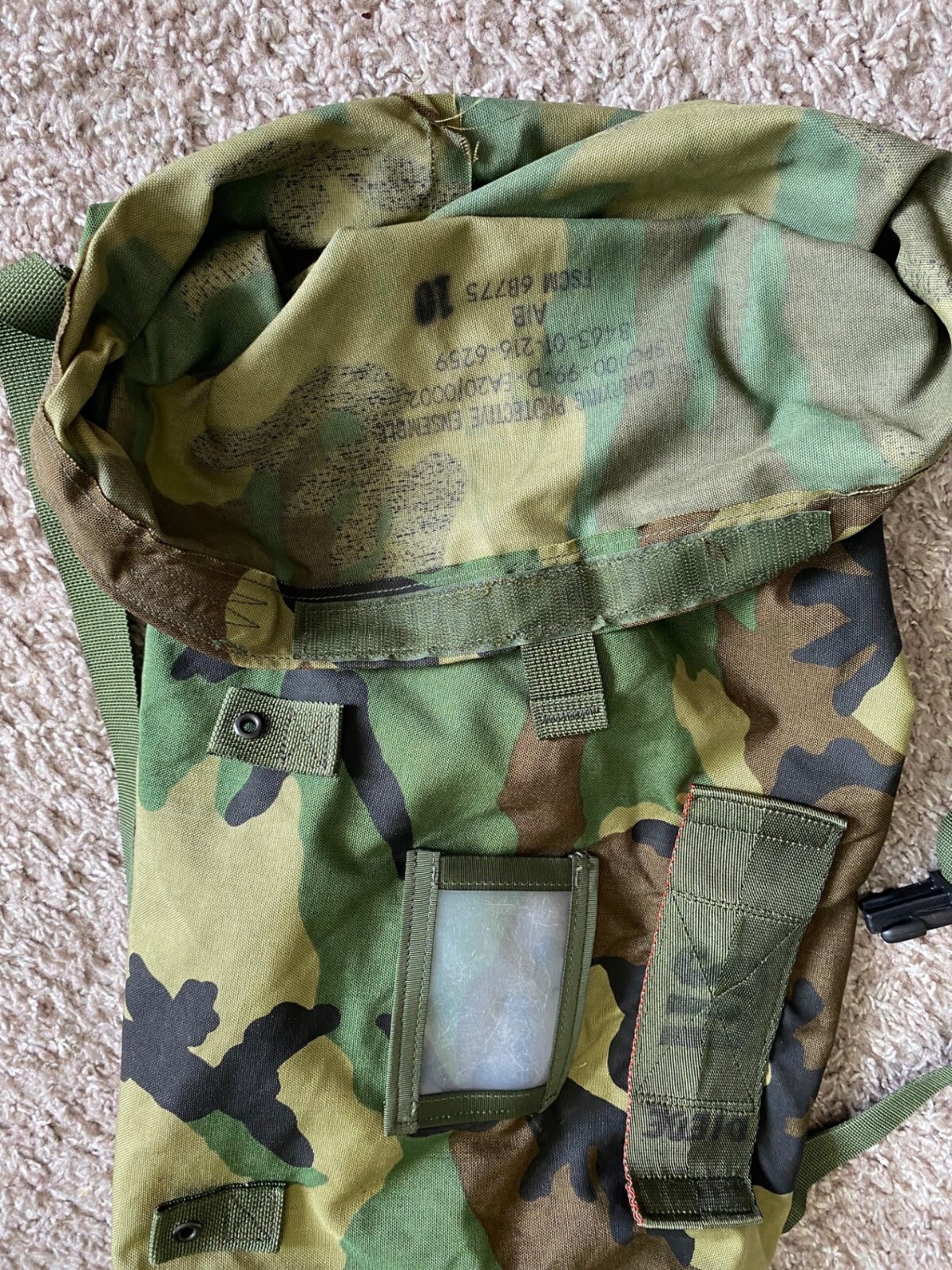 USGI Military NBC Carrying Protective Ensemble Bag Woodland eBay