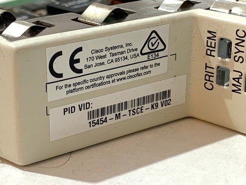 CISCO 15454-M-TSCE-K9 MSTP NCS 2K TRANSPORT SHELF CONTROLLER 800-34514-02 - Bild 3 von 4