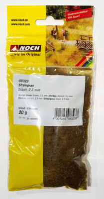 NOCH 08323 Static Scatter Grass 2.5mm 20g Brown