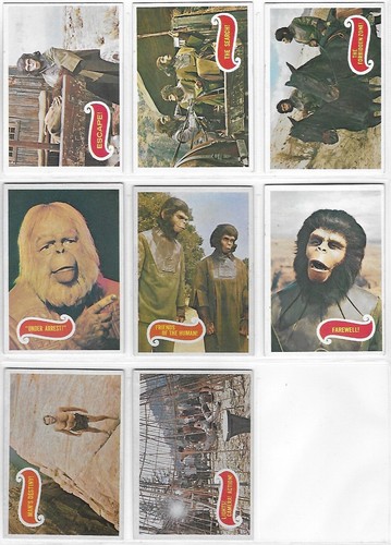 1967 Planet Of The Apes - 44 Card Basic/Base Set - Topps 1969 - Good Condition - Picture 12 of 15
