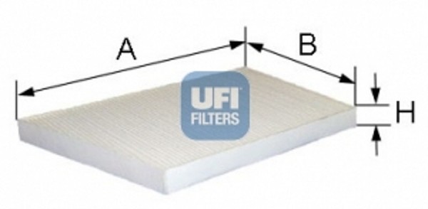 UFI Innenraumfilter Partikelfilter FüR Mercedes-Benz C-Klasse W203 S203-image