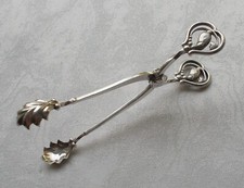 Rare Pinces à Gâteau Blossom / Magnolia Georg Jensen 925er Argent Sterling
