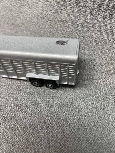 ERTL Cattle Horse Gooseneck Double Axle Farm Trailer Toy 1/64 Diecast KG JD - Picture 4 of 12