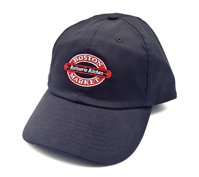 NEW Boston Market Rotisserie Kitchen Restaurant Adjustable Hat Cap Black
