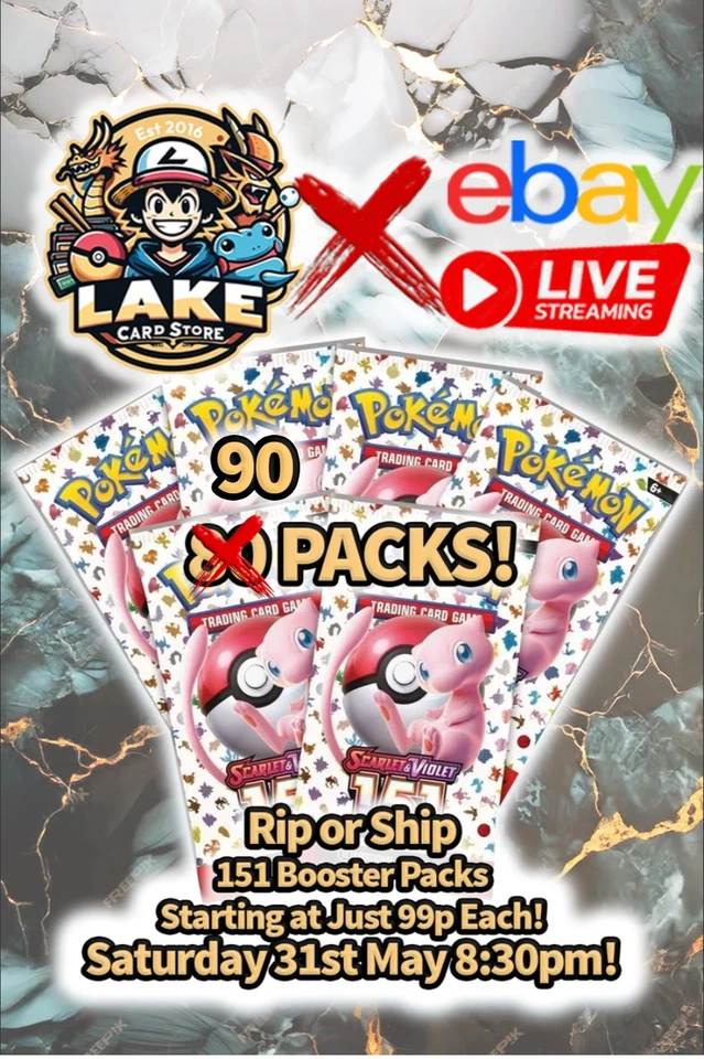151 Packs - 90 Packs! - Rip or Ship