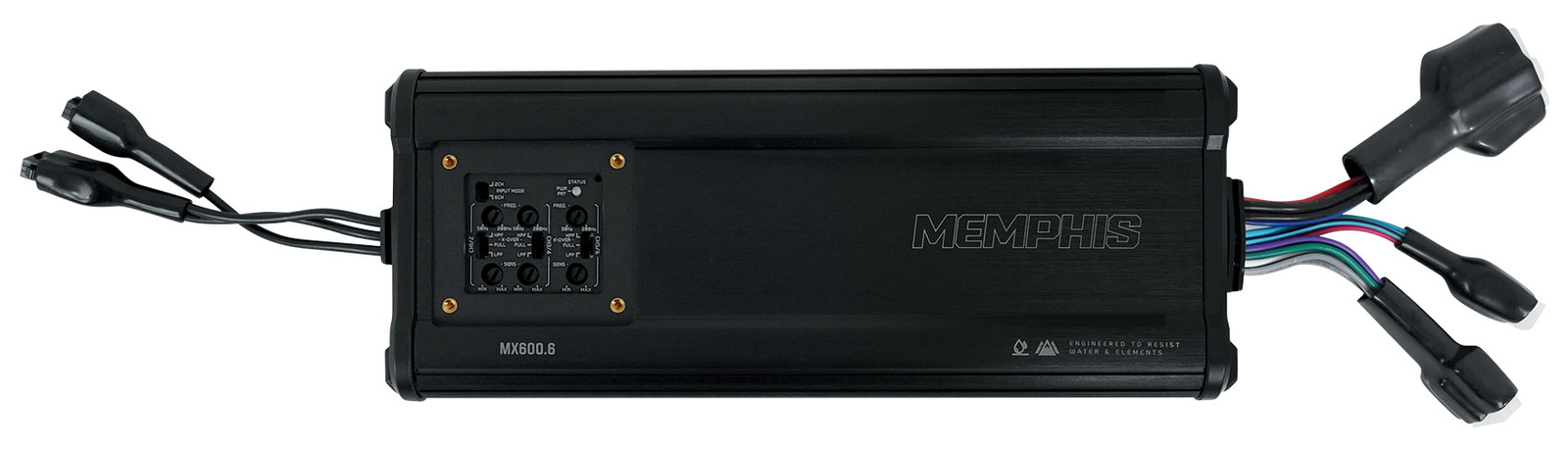 Memphis Audio MX6006 600 Вт 6-канальный усилитель UTV для квадроциклов4 колонки 525 Tower