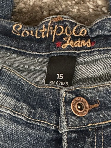 Southpole Low Rise Flare Jeans Y2K womens Size 15 - Picture 5 of 6