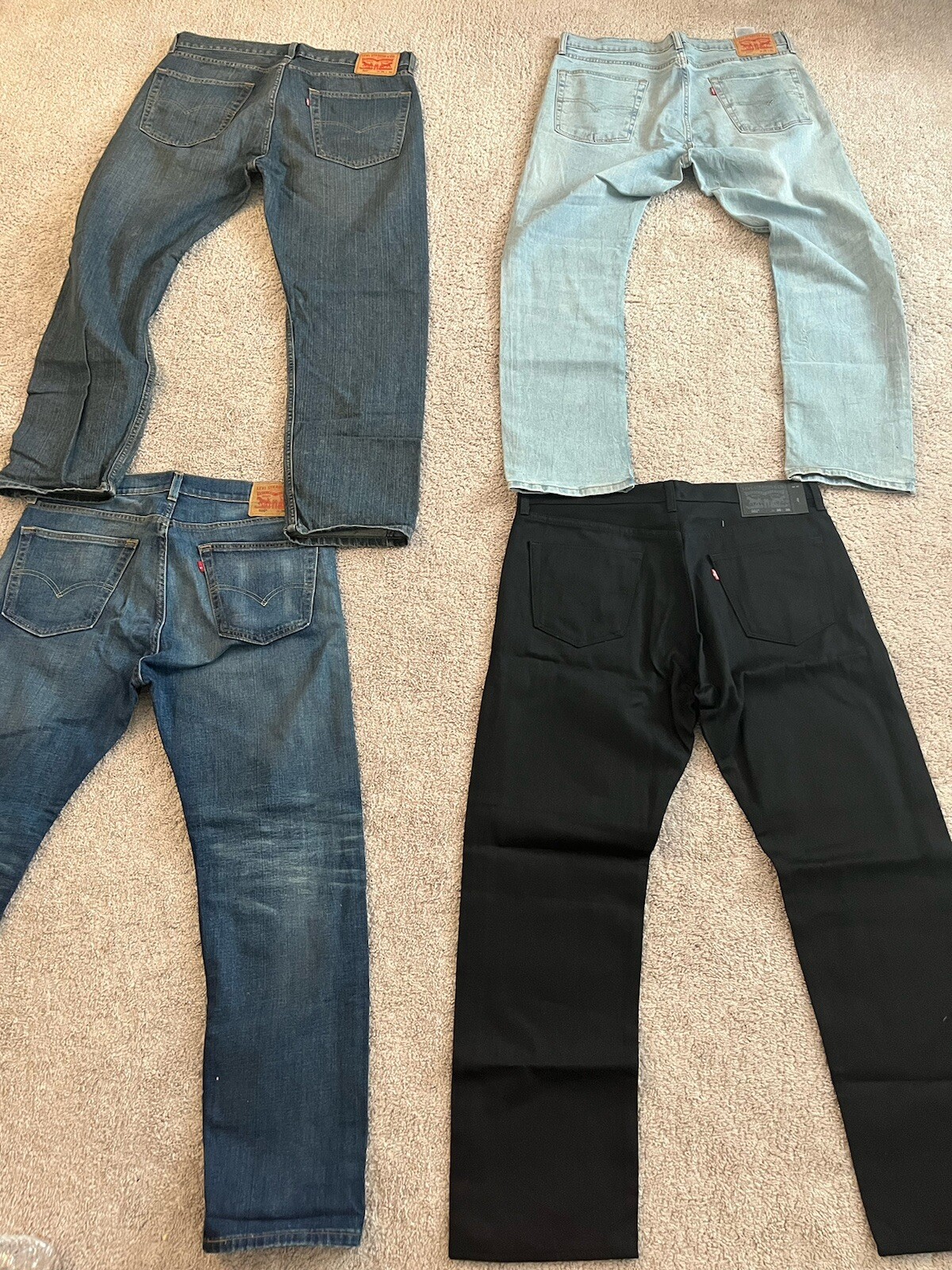 Lot Of  Men’s Levi’s Jeans #501 513 505 Size W36 L30 image 2
