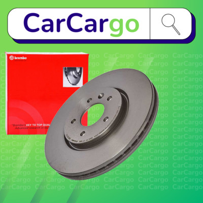 Brembo Vented Front Brake Discs Pair For Opel Cascada 1.6 SIDI 2013-2019 321 mm