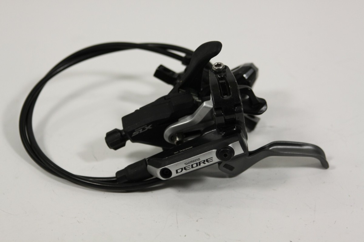 Shimano SLX SL-M670 3 spd Shiftr, BR 535/596 Left/Front Disc Brake