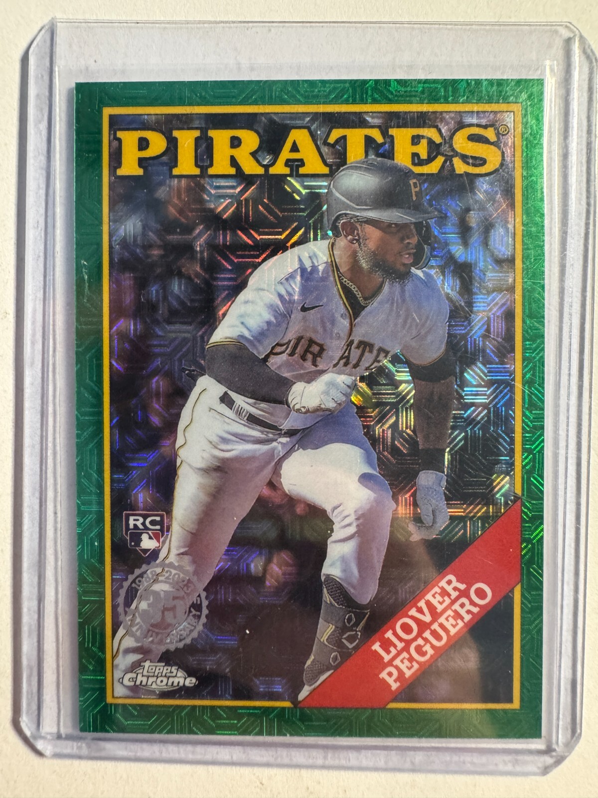 K283,991- 2023 Topps '88 Topps Silver Pack Chrome Green #T88C2 Liover Peguero/99