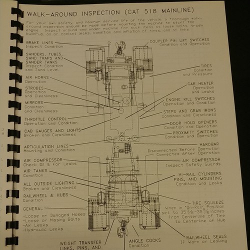CATERPILLAR 518 CAR MOVER Operation/Parts Manual + Maintenance Manual RAILROAD - Picture 18 of 21