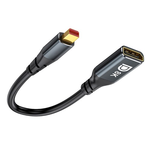 8K Mini DisplayPort Male to DisplayPort Female Cable 8K 7680x4320 Cable for Game - Picture 5 of 10