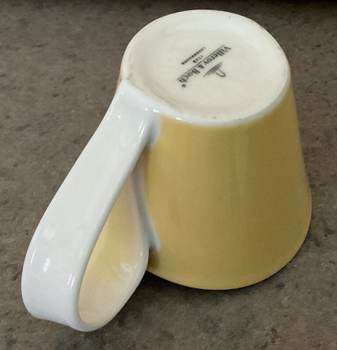 VILLEROY & BOCH :: “New Wave” 3” HANDLED CREAMER PITCHER “Yellow” LUXEMBOURG - Picture 10 of 12