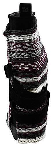 MUK LUKS WOMEN'S REBECCA MID CALF WINTER FASHION BOOTS EBONY, BROWN - Picture 6 of 13