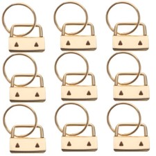 30PCS Key Fob Hardware Keychain Hardware Replacement Key Fob Key Chain Making