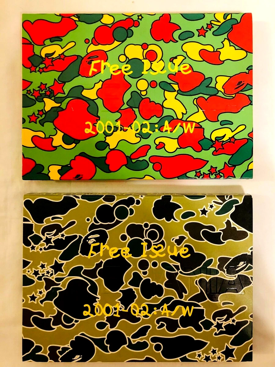 Bape Mania Card Set Nigo Streetwear History 2001 2002AW Psyche Camo Japan