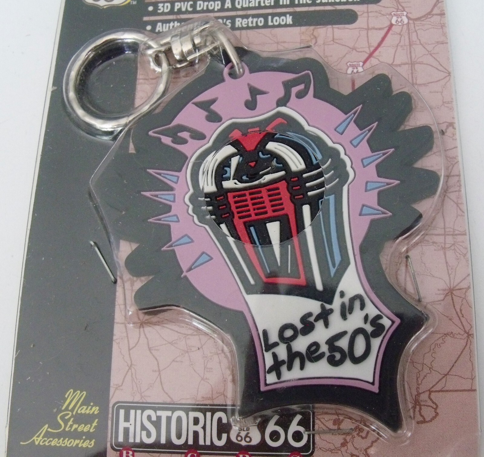 New Keychain Key Ring Lost in the Fifties 50's Juke Box Doo Wop Rock ...