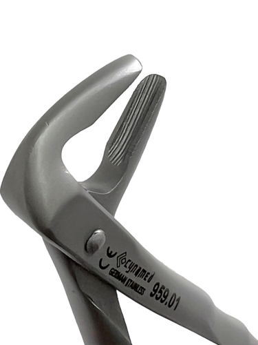 GERMAN PREMIUM Dental Tooth Extracting Forceps Lower Anterior with Serrated Jaw - Picture 3 of 10