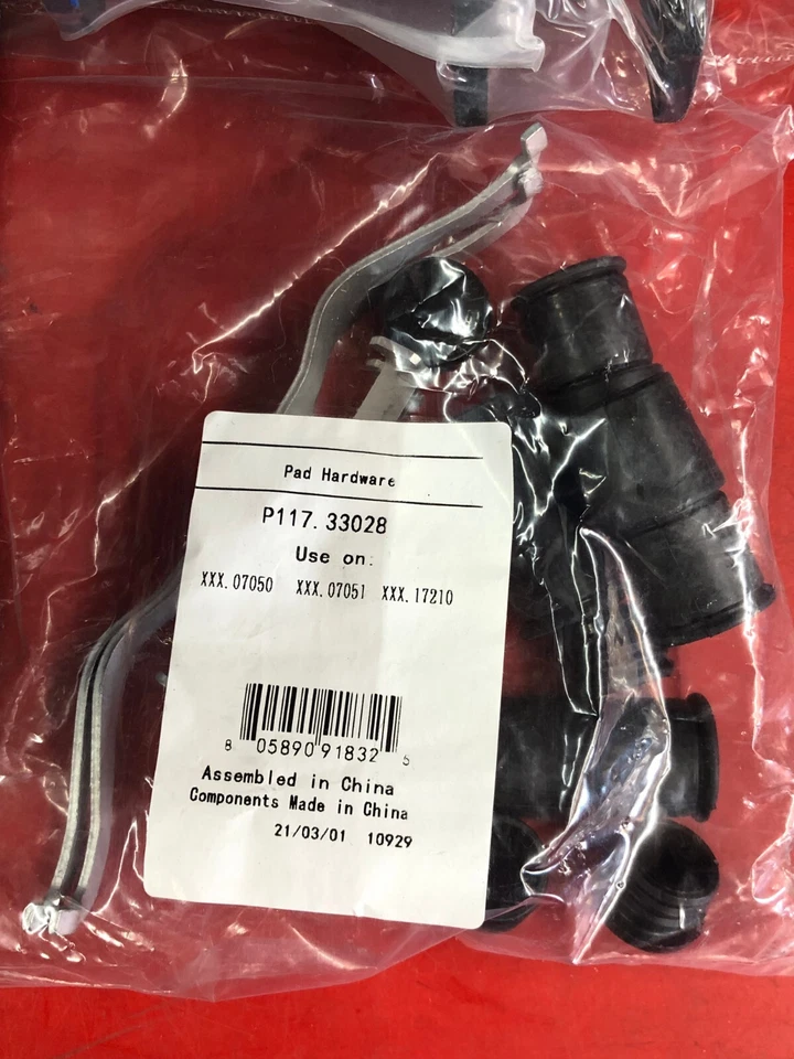 PASTILLAS FRENO DISCO DELANTERO CERÁMICAS PREMIUM CENTRIC 301.17210 PARA FIAT 500L 2014-2019 Foto 3 de 4