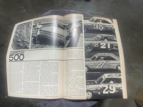 Stock Car Racing #1 5/1966-1st issue-Ned Jarrett #11 Ford cover-Curtis Turner... - Picture 3 of 7