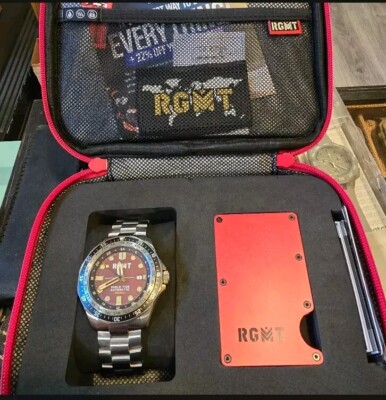 RGMT Black Continental Automatic Diver Watch RG-8024