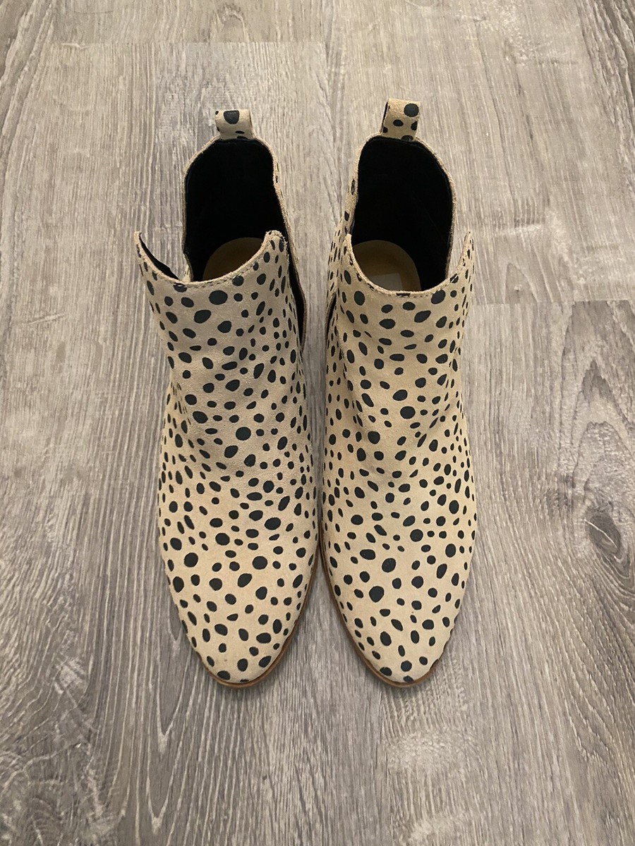 Dolce Vita Women's Sonni Leopard Booties Size 8M