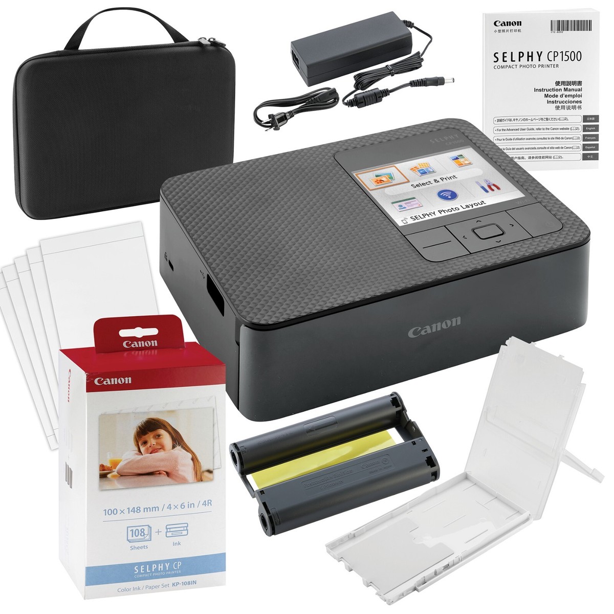 【極美品】Canon SELPHY CP1500 Wi-Fi　モバイル　y2k Amazon.com : Canon SELPHY CP1500 Compact Photo Printer
