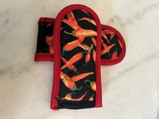 Cast Iron Pan Handle Covers Skillet Sleeve, Hot Handle Pan Sleeve Chilli Peppers