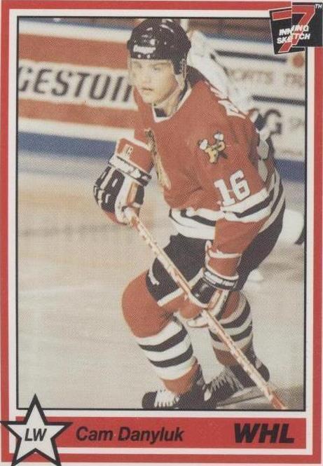 1990-91 7th Inning Sketch WHL - Cam Danyluk #320 - 1 of 1