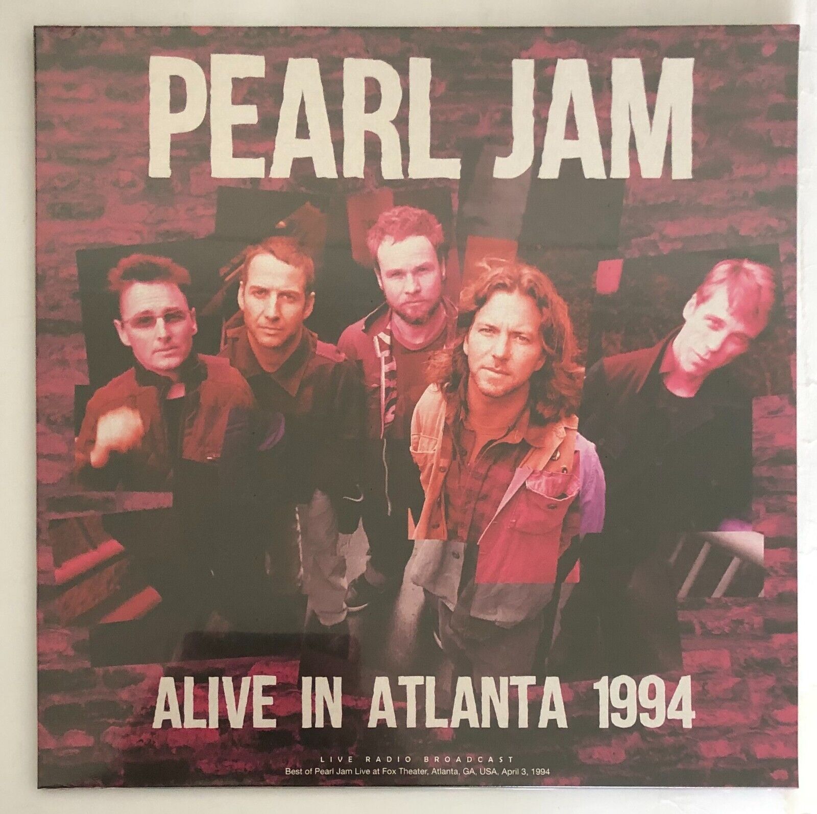 Pearl Jam Alive In Atlanta 1994 Vinyl Record New Sealed 8717662588594