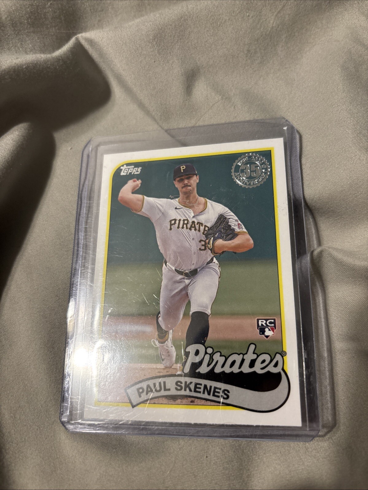 2024 Topps Update Series - 1989 Topps Baseball Blue #89US-46 Paul Skenes (RC)