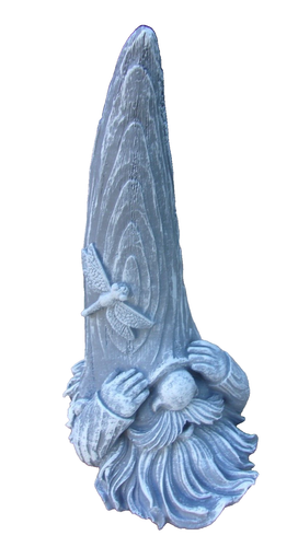 Latex peeking gnome mold plaster concrete casting elf rubber  mould  9"H x 5"W - Picture 2 of 11