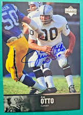 1997 Upper Deck   Legends Autographs   #AL57 Jim Otto Blue Ink